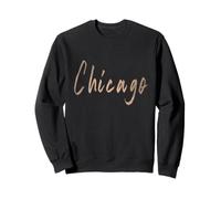 Chicago Illinois Design Vintage élégant Sweatshirt
