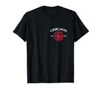 Chicago Illinois Fire Rescue Department Pompier T-Shirt
