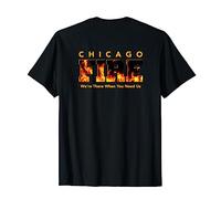Chicago Illinois Pompiers Pompiers T-Shirt