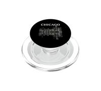 Chicago Illinois Skyline City Reflection Urban PopSockets PopGrip pour MagSafe