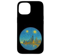 Chicago Illinois Skyline - Van Gogh Starry Night Style Coque pour iPhone 15