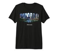 Chicago, Illinois T-Shirt Haut de Gamme