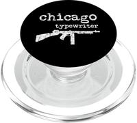Chicago Machine à écrire Thompson Gangster années 1920 PopSockets PopGrip pour MagSafe