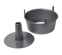 Chicago Metallic Non-Stick 2-Piece Angel Food Cake Pan with Feet by CHICAGO METALLIC