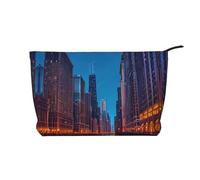 Chicago Night Trousse de toilette en velours côtelé, Noir , Taille unique