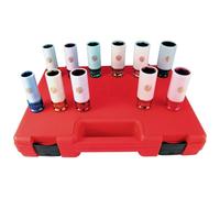 Chicago Pneumatic SS4211WP - 1/2 Inch Square Drive, SAE & Metric, Wheel Protector, 6 Point, Impact Socket Set (11 PCS)