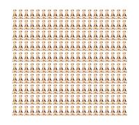 Chicago Screws 6x4mm Pure Copper | 200 Sets Round Head Leather Rivets for Bag/Clothes/Shoes | Strong & Glossy DIY Fasteners (Gold)