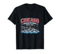 Chicago se débarrasse de la Neige 1837 | Skyline City Pride T-Shirt