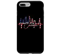 Chicago Skyline Battement de Cœur ÉTATS-Unis J'aime Chicago Coque pour iPhone 7 Plus/8 Plus