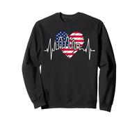 Chicago Skyline Battement de Cœur ÉTATS-Unis J'aime Chicago Sweatshirt