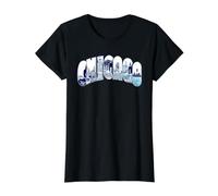 Chicago Skyline Histoire Architecture Voyage Souvenir T-Shirt Graphique avec Valeur