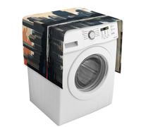 Chicago Skyline Housse de protection pour machine à laver et sèche-linge avec poches de rangement 137,9 x 52,1 cm