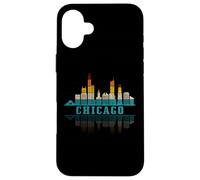 Chicago Skyline Illinois Vintage Pride Rétro Coque pour iPhone 16 Plus