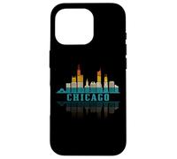 Chicago Skyline Illinois Vintage Pride Rétro Coque pour iPhone 16 Pro