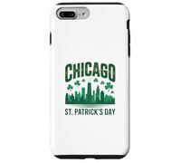 Chicago St Patrick Day Vert Skyline Parade Design Coque pour iPhone 7 Plus/8 Plus