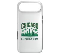 Chicago St Patrick Day Vert Skyline Parade Design Coque pour iPhone Air