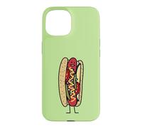 Chicago Style Hot Dog Graines de Coquelicot Rouge Coque pour iPhone 15