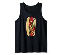 Chicago Style Hot Dog Graines de Coquelicot Rouge Débardeur