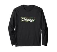 Chicago T-Shirt Windy City Shirt Camouflage Box Shirt Manche Longue