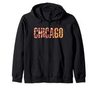 Chicago Tshirt Men Women CG Illinois Il Vintage Rétro Sweat à Capuche
