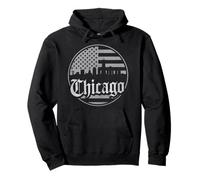 Chicago Tshirt Men Women CG Illinois Il Vintage Rétro Sweat à Capuche