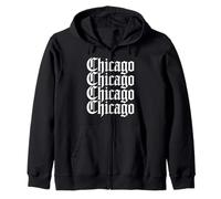 Chicago Tshirt Men Women CG Illinois Il Vintage Rétro Sweat à Capuche