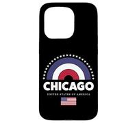 Chicago USA Shirt - Chicago Vintage American City Graphic Coque pour iPhone 15 Pro