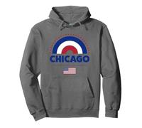 Chicago USA Shirt - Chicago Vintage American City Graphic Sweat à Capuche