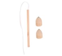 CHICAMPERA 1 Ensemble Jouets Traditionnels Bois Toupies Gyro Rétro pour Garçon Fille pour Éveil Activités Manuelles