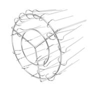 CHICAMPERA 1 Ensemble Support à Brochettes Vertical Acier Inoxydable pour Grill et Friteuse à Air Rack Amovible pour Poulet Entier et Dimensions Accessoires de Barbecue Multifonctionnels