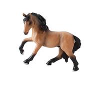 CHICAMPERA 1 pièce Figurine de Cheval Plastique Modèle de Cheval Réaliste pour Décoration de Bureau Éducatif pour Garçon Fille et Accessoire de Maison Orange