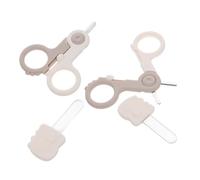 CHICAMPERA 1 Set Baby Finger Nail Nail Sécurité Cisseurs Nouvellon Nouveau Frime De Nouvell