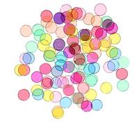 CHICAMPERA 100 pièces Disques Éducatifs Colorés pour Garçon Fille Kit de pour Apprentissage Mathématique et Activités Ludiques Outils Pédagogiques Montessori pour Développer la Cognition