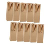 CHICAMPERA 10pièces Papier Kraft pour Bouteilles De Vin Pochette pour De Noël Anniversaires Et Événements Spéciaux