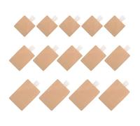 CHICAMPERA 15 Pièces Pochette de Lotion Format Voyage en Papier Kraft Léger et Résistant, Sachets de Lotion Rechargeables 30ml 50ml 100ml pour Trousse de Toilette Pratique en Voyage