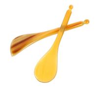 CHICAMPERA 2 pièces Bâtons de Massage Visage Acupression Manuel Outils Guasha Point Acupuncture pour Relaxation et Éclat Peau