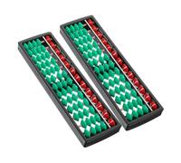 CHICAMPERA 2 pièces Boulier Plastique pour Garçon Fille Abacus Éducatif Outil de Calcul Pratique pour Arithmétique Amélioration des Compétences Numériques et Développement Cognitif