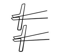 CHICAMPERA 2 pièces Clips de Partition Musicale Métal Pinces Solides pour Notes et Pages de Musique Accessoires Durables pour Musiciens et Compositeurs Maintien Pratique des Partitions et