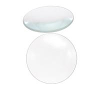 CHICAMPERA 2 pièces Double Convex Lens Diameter Focal Transparent Optical Glass for Physics and Chemistry Teaching Experiments