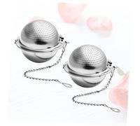 CHICAMPERA 2 pièces Filtre à Thé Acier Inoxydable Infuseur Boule Créatif Passoire Pratique pour Thé et pour Maison et Bureau