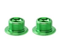 CHICAMPERA 2 Pièces Vis de Fixation du Pédalier M19 en Alliage D’Aluminium | Vtt et Route, Démontage et Assemblage Faciles, Compatibilité Étendue, Format Compact