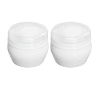 CHICAMPERA 2 Sets Houppette à Poudre pour Bébé Doux Peau Poignée en Pp Plastique, Houppette Pelucheuse pour Garçon et Filles Après le Bain, Applicateur Pratique