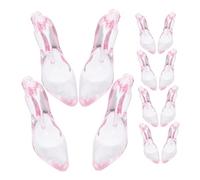 CHICAMPERA 24 Pièces Pendentifs Forme de Chaussures à Talons Hauts de Décorations Acrylique Transparent pour de de Genre Accessoires Diy pour Bijoux Décorations Polyvalentes pour