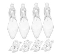 CHICAMPERA 24pièces Lot De Pendentifs Décoratifs De Chaussures à Talons Hauts Acrylique Ornements De Fête Pour Révéler Du Pour Loisirs Créatifs