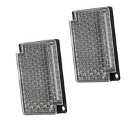 CHICAMPERA 2pcs Réflecteurs pour Systèmes Photoélectriques Technologie Miroir, Design Léger en Abs et Acrylique, Panneau Carré pour Équipements D'automatisation et Installations de Trafic