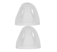 CHICAMPERA 2pièces Couvercles De Bouteille De Lait Transparent Lot De Bouchons Universels Pour Bouteilles à Large Bouche Accessoires Pratiques Pour Remplacement De Couvercles De Biberon