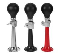 CHICAMPERA 3 Pièces Klaxon de Vélo Rétro en Fer Galvanisé 7 Pouces, | Pvc et Silicone, Avertisseur Net et Sonore, Installation Simple Guidon, Usage Outdoor et Sentiers