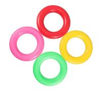 CHICAMPERA 4 Pièces Jeu de Cerceaux de Relais Colorés pour Garçon Fille pour Activités Intérieur et Extérieur Développement Coordination Esprit Équipe Parfait pour Écoles Fêtes