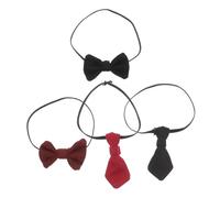 CHICAMPERA 4pièces Accessoires De Vêtements pour Poupées Nœuds Et Cravates Élégantes pour Mariages Et Événements Formels De Cravates Miniatures