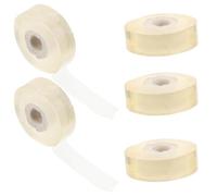 CHICAMPERA 5 Rouleaux Film d'emballage pour Jardin Ruban de Greffage pour Plantes Film de Greffage en PE Beige 5 Rouleaux Élastique et Découpable de Noyers et Fruits Gemmes